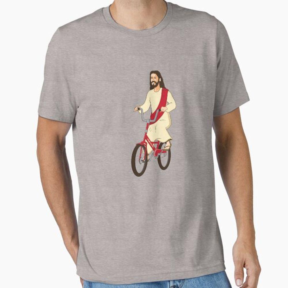 Christ On A Bike Funny Religious Lord Jesus Church Group Easter Shirt Christ On A Bike Funny Religious Lord Jesus Church Group Easter Shirt